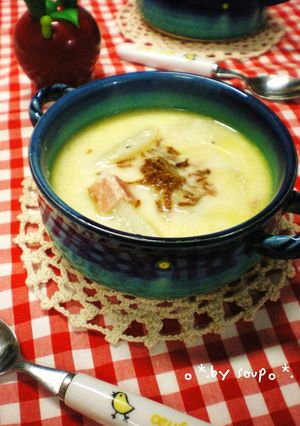 ＊蕪＆ベーコンのホットミルクすぅぷ＊*-レシピのメイン写真