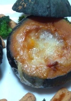南瓜大好き！丸ごと食べちゃうグラタン♪-レシピのメイン写真