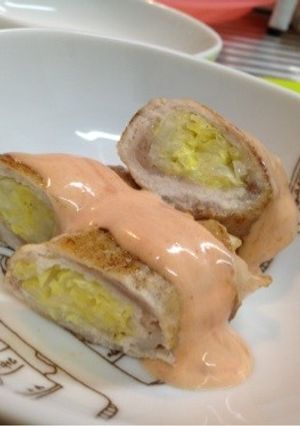 キャベツ&チーズの豚肉巻き-レシピのメイン写真