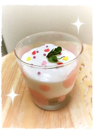ふわふわヨーグルトムース☆生クリームなし-レシピのメイン写真