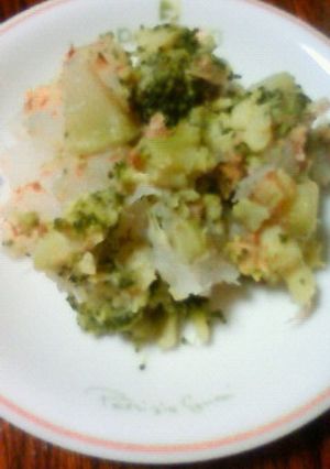 ブロッコリーと長芋のあっさり和風煮物-レシピのメイン写真