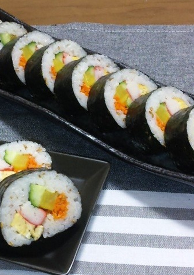 金ごまいりごまで韓国風のり巻き-レシピのメイン写真
