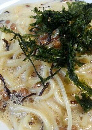 トロッふわ納豆パスタ-レシピのメイン写真