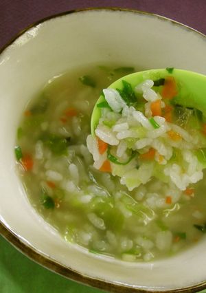 めっけもん♪身近な野菜の七草かゆ風-レシピのメイン写真