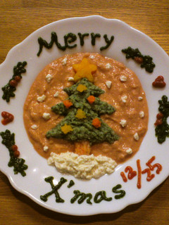 ☆★離乳食でクリスマスプレート☆★-レシピのメイン写真