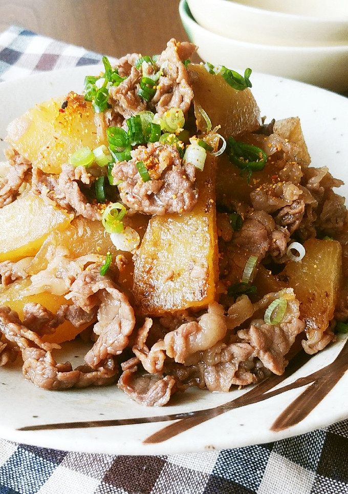めちゃウマ♪大根と牛肉の炒め煮-レシピのメイン写真