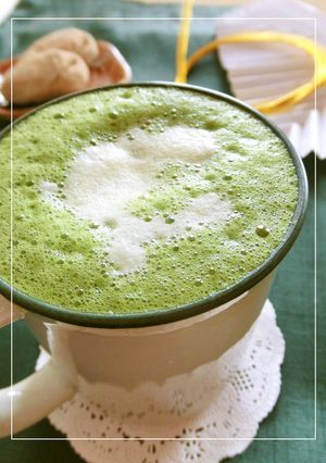 甘くない　❂抹茶ホットミルク❂-レシピのメイン写真