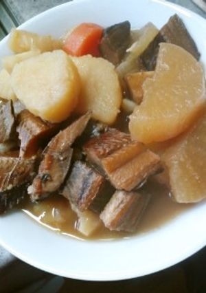 身欠ニシンと根菜の大雑把な煮物-レシピのメイン写真