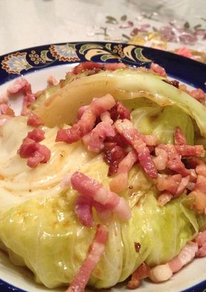 ストウブ鍋で作る焼きキャベツ-レシピのメイン写真
