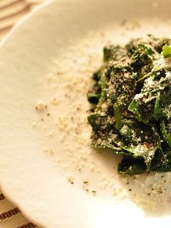 ほうれん草のバターソテー-レシピのメイン写真
