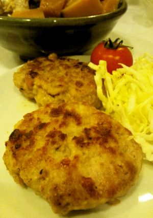 ヘルシーで満腹！豆腐ハンバーグ-レシピのメイン写真