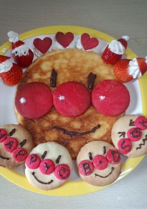 娘に捧げる、アンパンマンケーキ-レシピのメイン写真