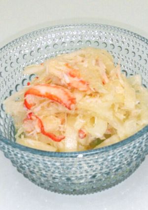カニ缶消費♪大根とカニのポン酢和え-レシピのメイン写真