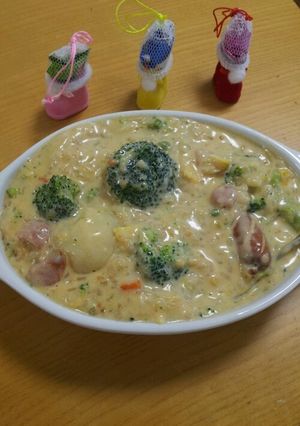 オムライスリメイク☆チーズリゾット-レシピのメイン写真