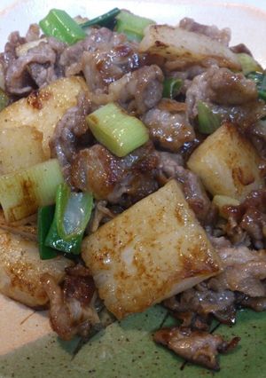 牛肉と長芋炒め-レシピのメイン写真