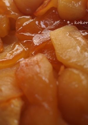 優しい甘さ、炊飯器でりんごのケーキ-レシピのメイン写真