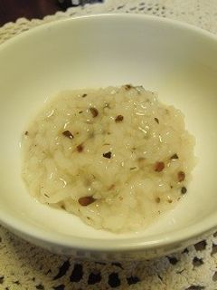 離乳食中期☆ひじきのおかゆ-レシピのメイン写真