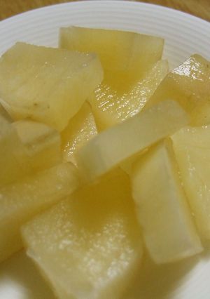 やさしい甘さ♪ヤーコンのレモン風味-レシピのメイン写真