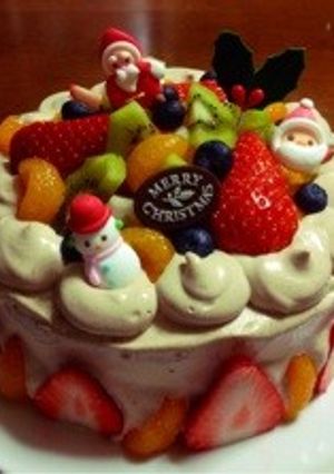 2012クリスマスケーキ-レシピのメイン写真