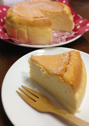 ふんわりスフレなチーズケーキ-レシピのメイン写真