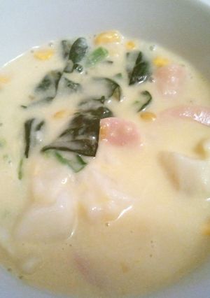 ホットミルクコーンスープ-レシピのメイン写真