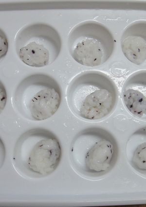 離乳食　一口おにぎりを一気につくる-レシピのメイン写真