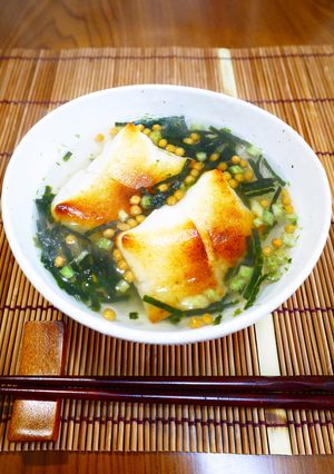 お正月に♪焼き餅＋お茶漬け＝簡単お雑煮！-レシピのメイン写真