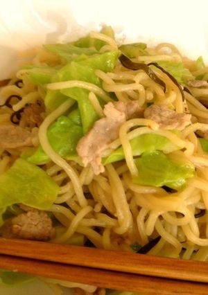 豚キャベ塩こん焼きそば-レシピのメイン写真