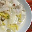 豚バラとエリンギの白菜クリーム煮