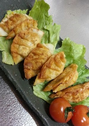 餃子の皮で☆簡単！かぼちゃチーズ揚げ-レシピのメイン写真