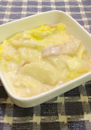 カブと白菜☆ベーコンのクリーム煮-レシピのメイン写真