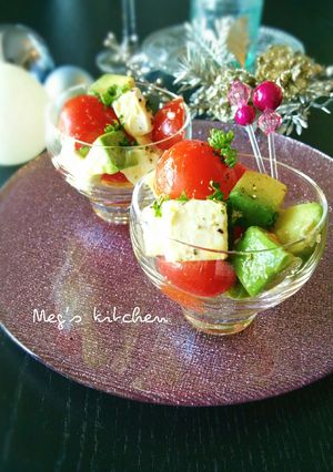 アボカド＊クリームチーズ＊トマトの前菜-レシピのメイン写真