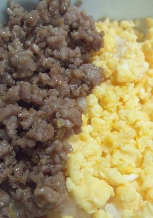 簡単 大好き そぼろ丼-レシピのメイン写真