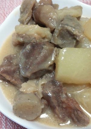 どて焼き（牛すじ白味噌煮）-レシピのメイン写真