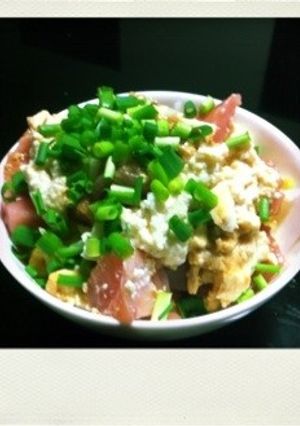 簡単！すぼらな鮪豆腐丼♩-レシピのメイン写真