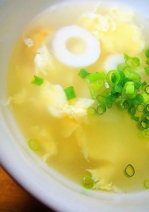 余り物で！ちくわと卵のスープ♪-レシピのメイン写真