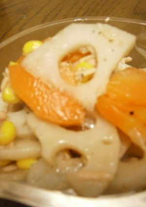 レンコンとシーチキンのシャキシャキサラダ-レシピのメイン写真