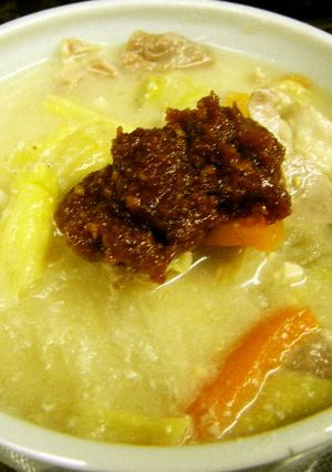 激辛!!麺なし切り餅入りチャンポン-レシピのメイン写真