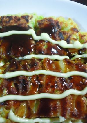 豆腐入り生地のお好み焼き-レシピのメイン写真