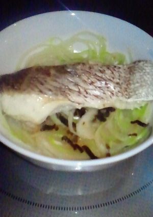 簡単！レンジde鯛の酒蒸し-レシピのメイン写真