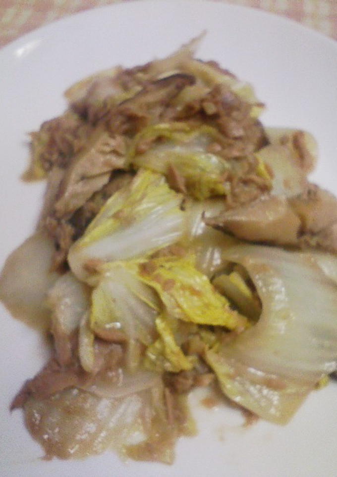 ツナと白菜の中華炒め♪-レシピのメイン写真