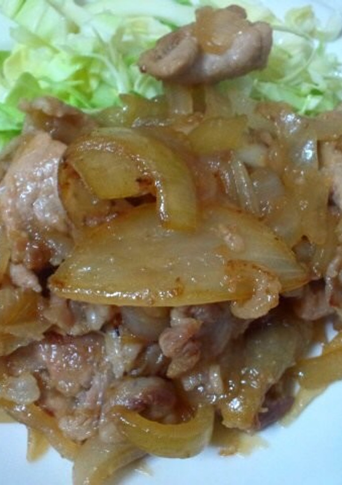たまねぎたっぷりしょうが焼き＊-レシピのメイン写真