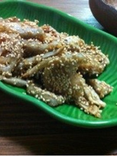 絶品!!レンコンとゴボウのゴマ甘煮-レシピのメイン写真