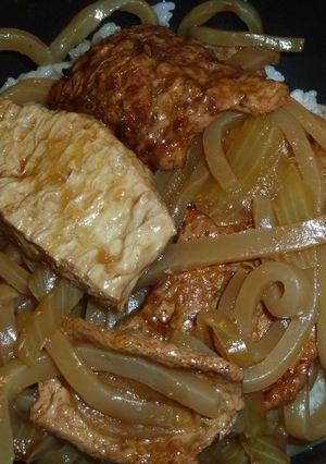 ベジタリアンの肉丼！-レシピのメイン写真
