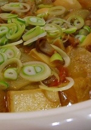 スタミナたっぷりモツ煮だよ-レシピのメイン写真