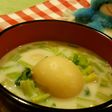 白い株のミルクスープ