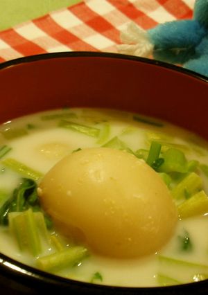 白い株のミルクスープ-レシピのメイン写真
