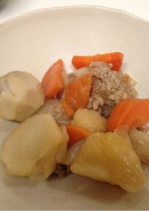 里芋で肉じゃが-レシピのメイン写真