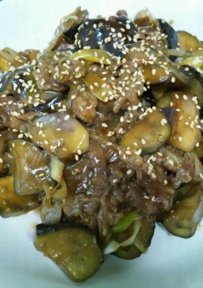 なすと牛肉のオイスター炒め-レシピのメイン写真