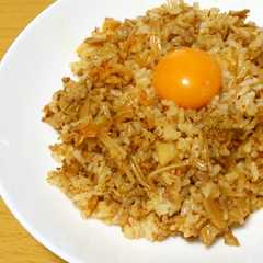 รูปของ なめたけ入りキムチ炒飯